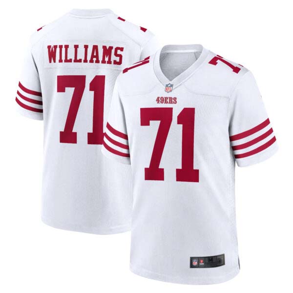 Trent Williams San Francisco 49ers White Jersey – All Stitched