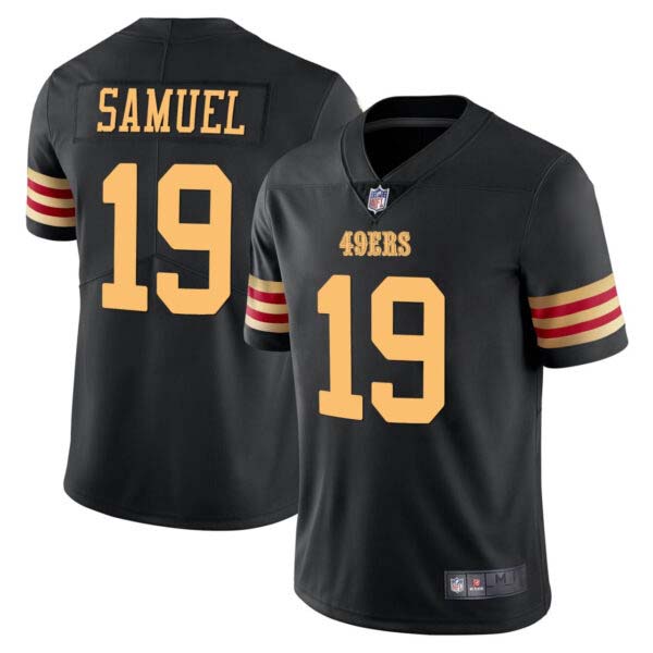 Deebo Samuel San Francisco 49ers Black Gold Jersey – All Stitched