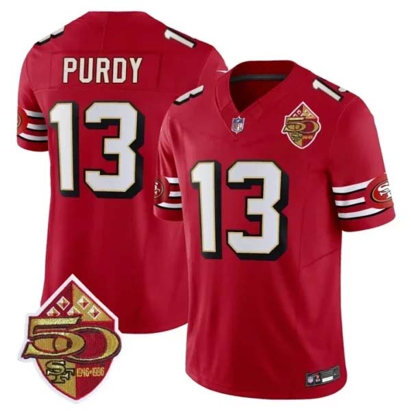 Brock Purdy San Francisco 49ers 1996 Throwback Jersey – All Stitched