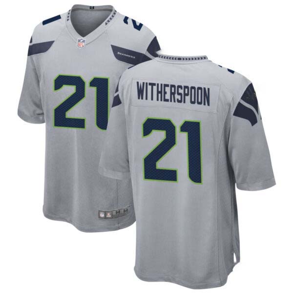 Devon Witherspoon Seattle Seahawks Gray Jersey – All Stitched