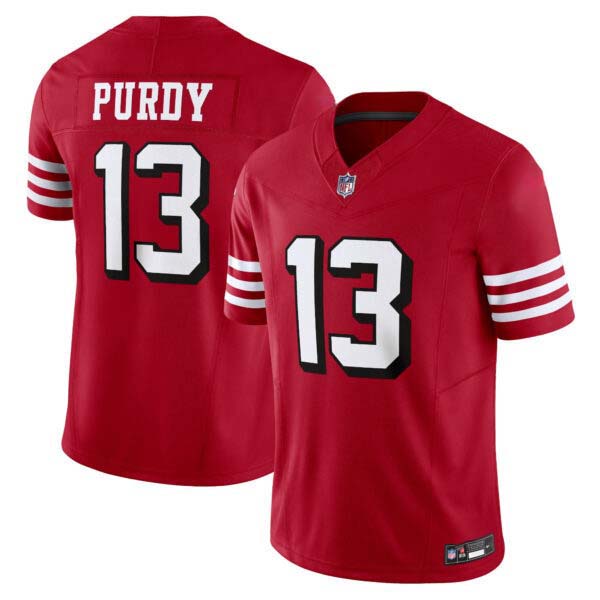 Brock Purdy San Francisco 49ers Vapor F.U.S.E. Limited Jersey – Scarlet – All Stitched