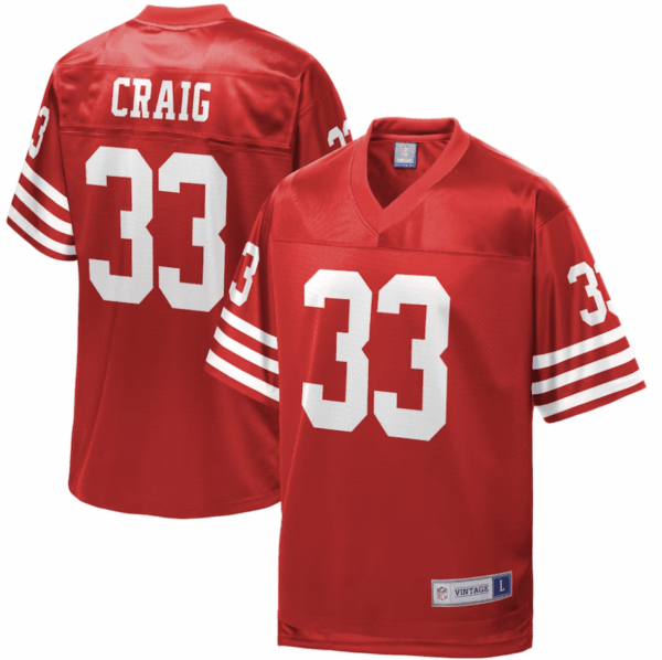 Roger Craig 49ers Retired Jersey – All Stitched