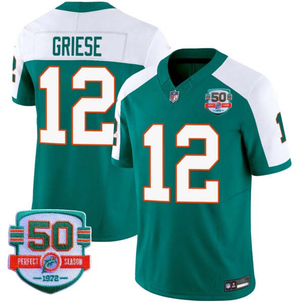Men’s Dolphins Throwback Vapor Jersey – All Stitched