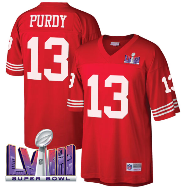Men’s 49ers Super Bowl LVIII 1990 Big & Tall Jersey – All Stitched