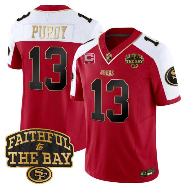 Men’s 49ers Faithful To The Bay Patch Vapor Limited Jersey V8 – All Stitched