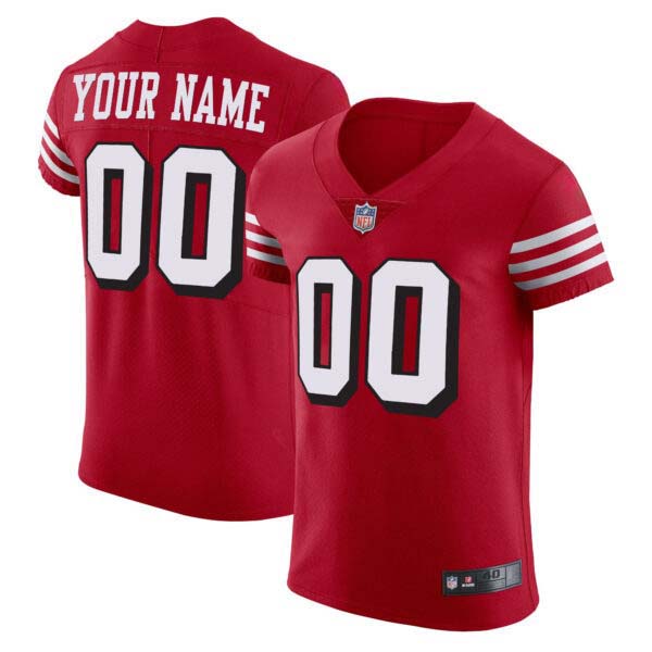 49ers Vapor Elite Custom Jersey – All Stitched