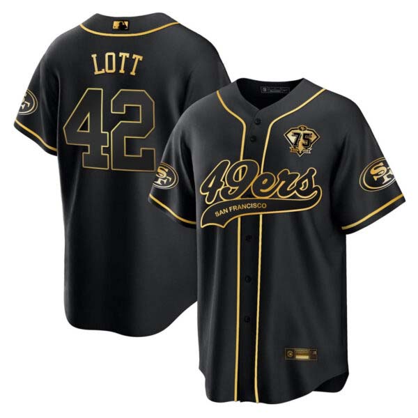 Ronnie Lott San Francisco 49ers Baseball Jersey – All Stitched