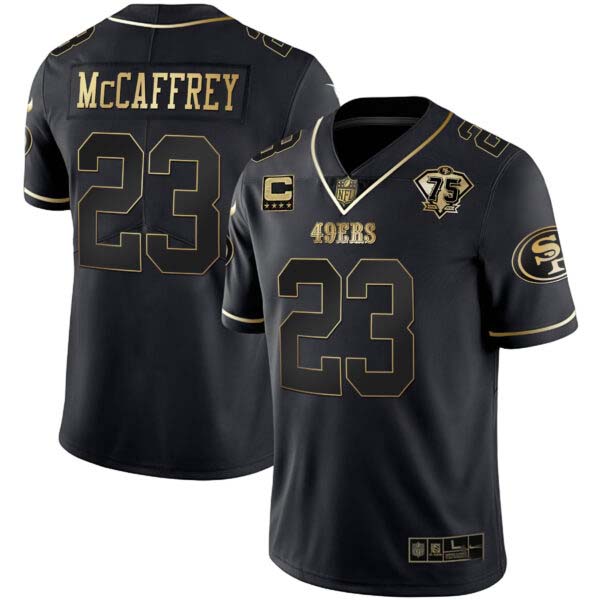 Christian McCaffrey 49ers Salute To Service Jersey – All Stitched
